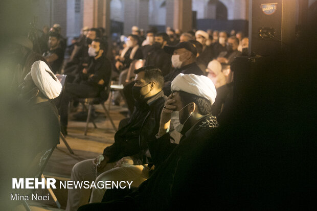 12th night of Muharram mourning ceremony held in Tabriz