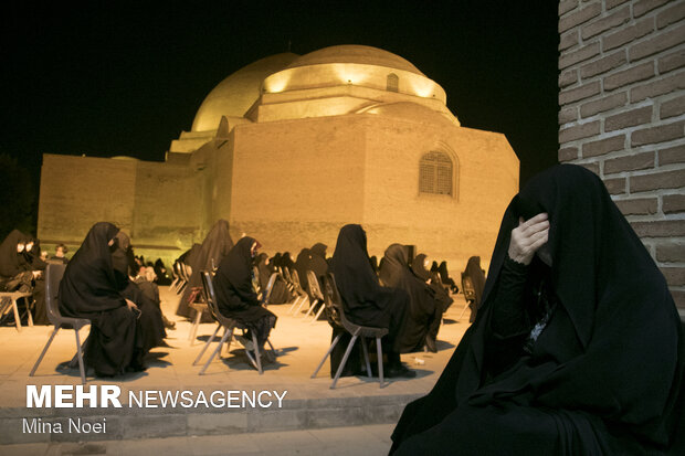 12th night of Muharram mourning ceremony held in Tabriz