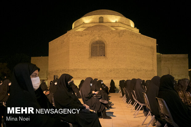 12th night of Muharram mourning ceremony held in Tabriz