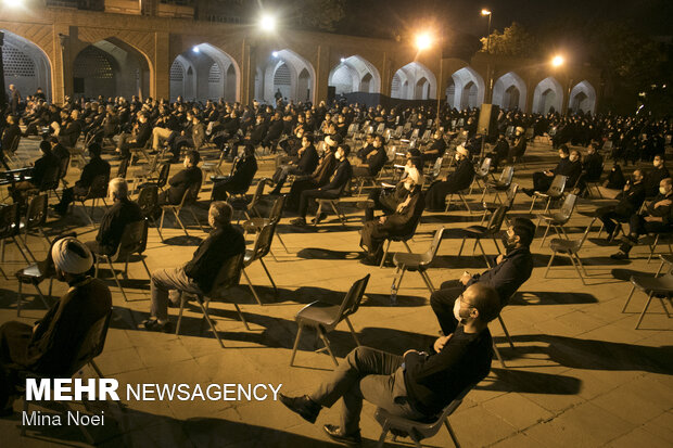 12th night of Muharram mourning ceremony held in Tabriz