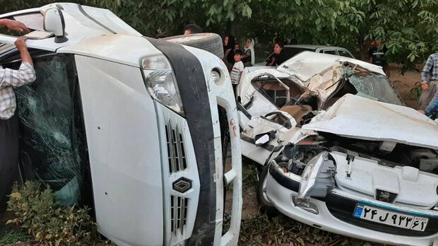 حادثه رانندگی در محور مراغه- هشترود ۲ کشته برجای گذاشت