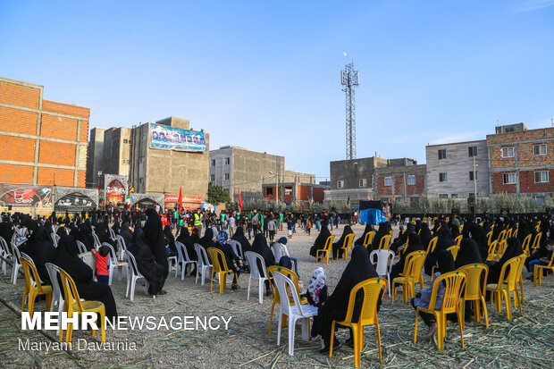 تجمع بزرگ عزاداران جوانان حضرت علی اکبر(ع) در بجنورد