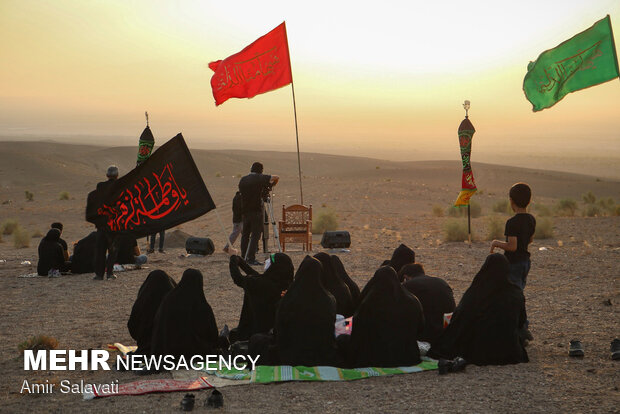 Mourning rituals of Muharram in deserts