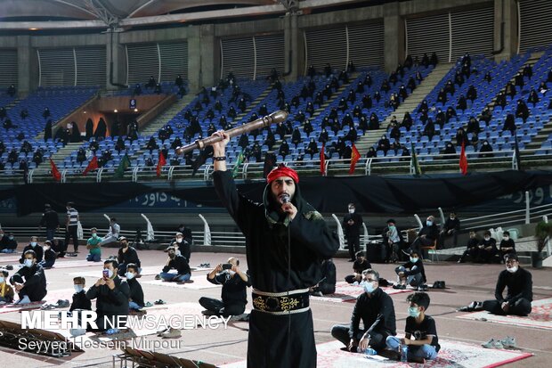 مراسم تعزیه خوانی در ورزشگاه امام رضا (ع) مشهد
