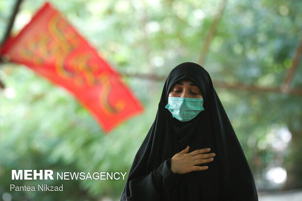 مراسم تاسوعای حسینی در مصلی دانشگاه تهران