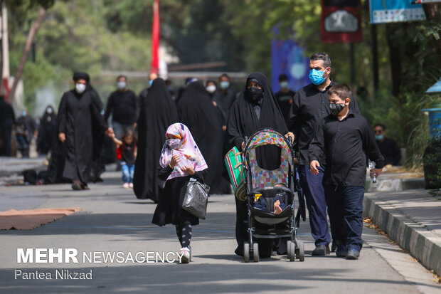 مراسم تاسوعای حسینی در مصلی دانشگاه تهران