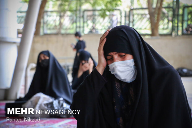 مراسم تاسوعای حسینی در مصلی دانشگاه تهران