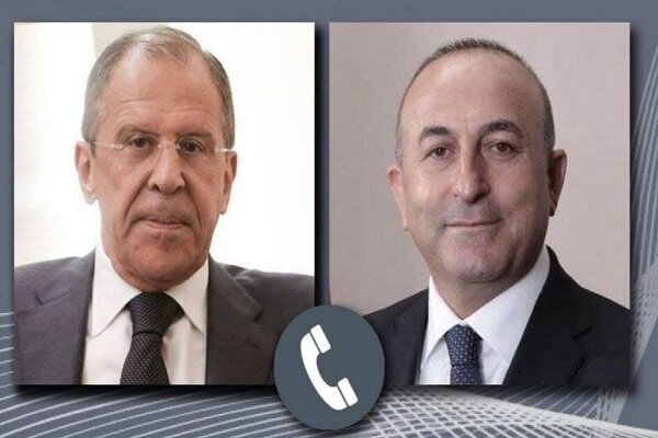 وزرای خارجه ترکیه و روسیه درباره سوریه رایزنی کردند