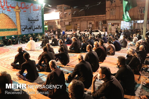 مراسم عزاداری اباعبدالله حسین(ع) در حسینیه ابوالفضل (ع) - آبادان