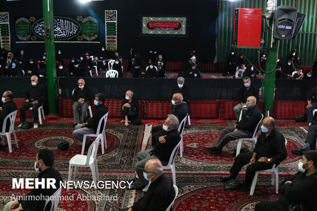 عزاداری مردم قزوین در حسینیه آقاسیدجمال