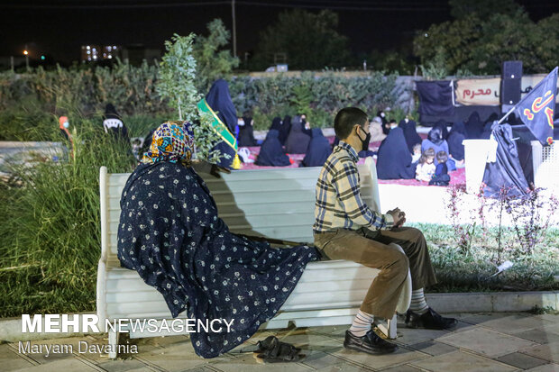 عزاداری شب‌ عاشورای حسینی در بجنورد