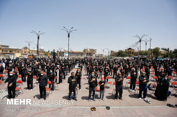 Ashura Day mourning ceremony observed in Hamadan