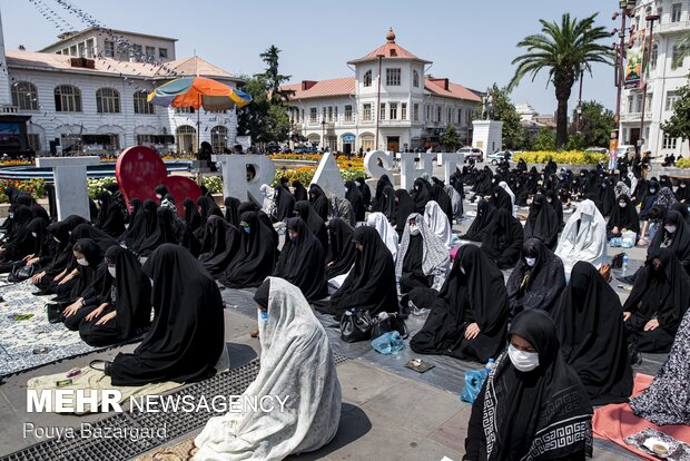 نماز ظهر عاشورا در رشت‎‎