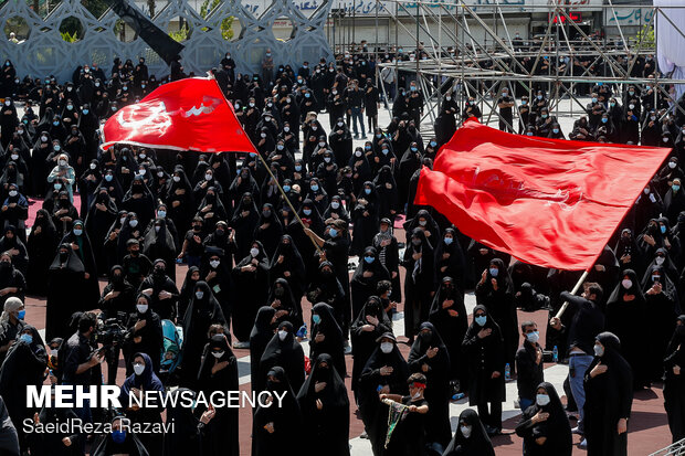 مراسم عزاداری عاشورای حسینی (ع) در تهران