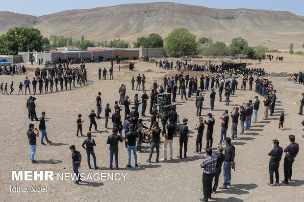 عاشورای حسینی در روستای لروم اهر