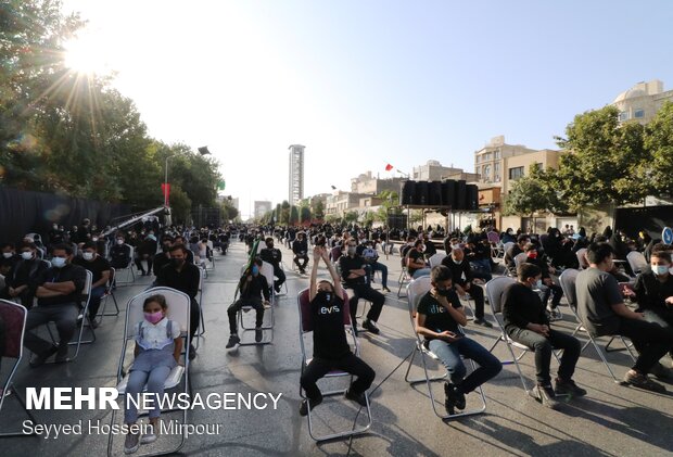 خیمه سوزان عصر عاشورا در مشهد