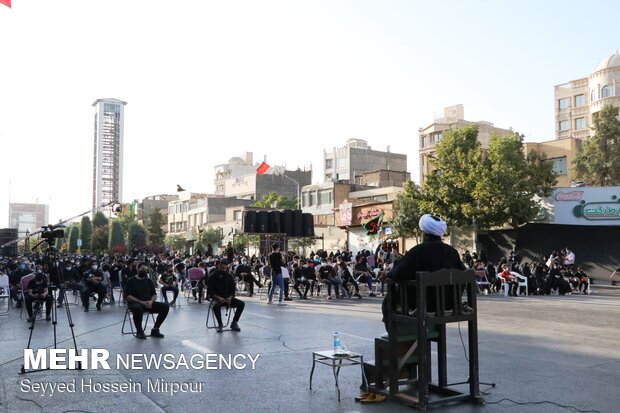 خیمه سوزان عصر عاشورا در مشهد