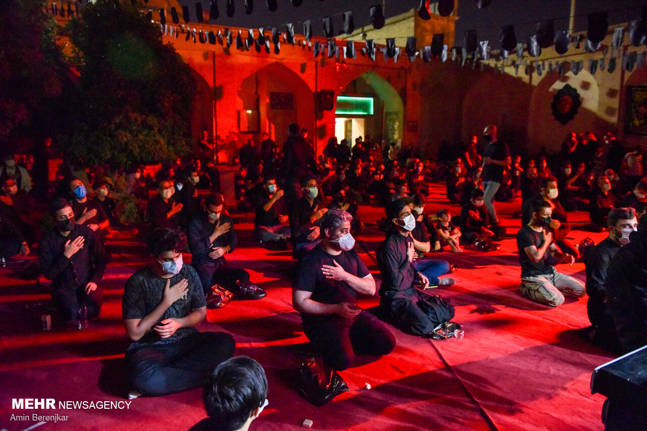 عزاداری رشتوندان در شب عاشورای حسینی(ع)