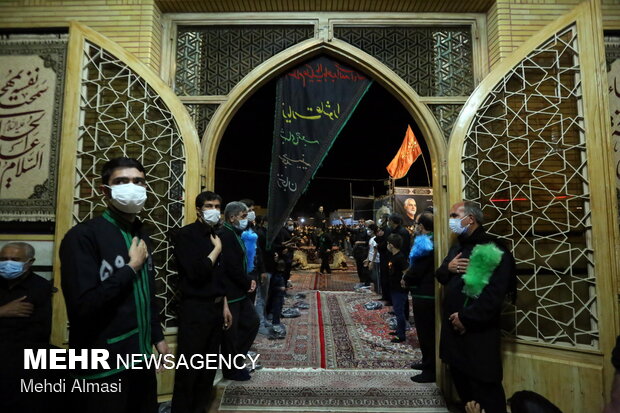 مراسم شام غریبان حسینی در زنجان‎‎