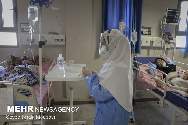 جولان کرونا در بیمارستان گلستان