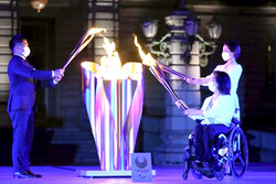 مشعل بازی‌های پارالمپیک در توکیو روشن شد