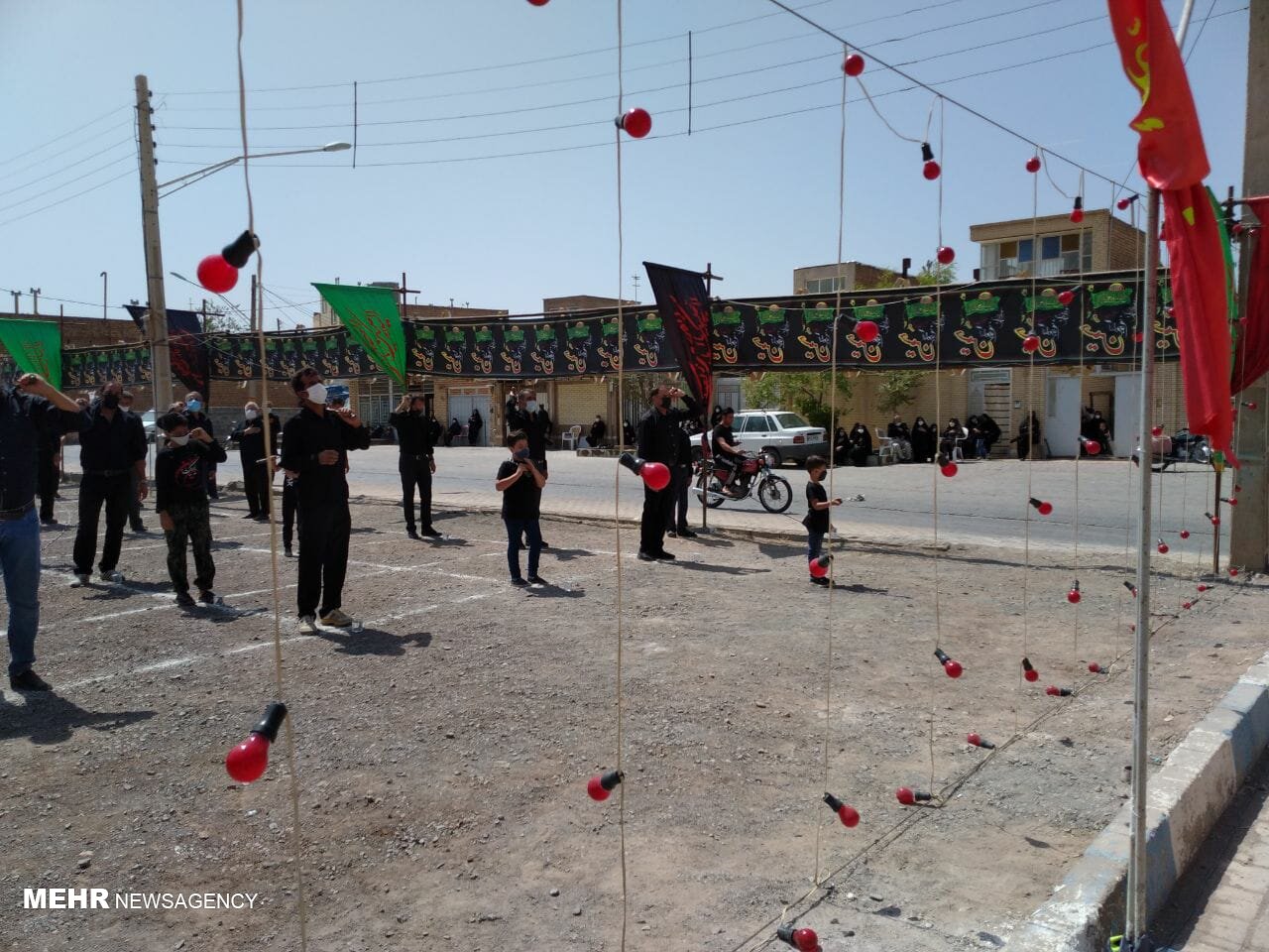 عزاداری مردم اردستان در محرم ۱۴۰۰