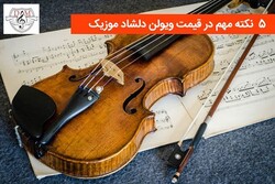 ۵  نکته مهم در قیمت ویولن دلشاد موزیک