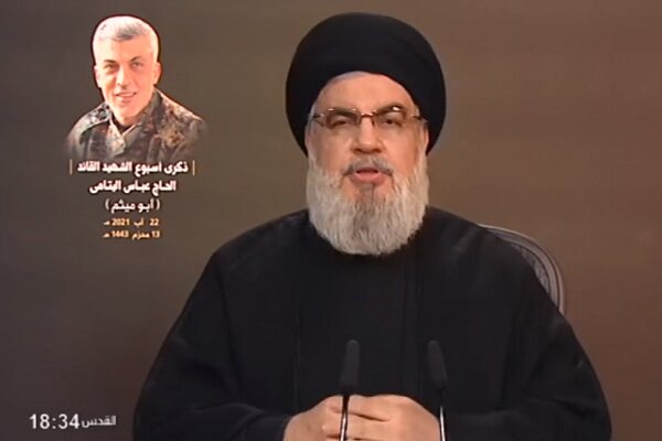 سخنرانی سید حسن نصرالله دبیر کل حزب الله لبنان آغاز شد