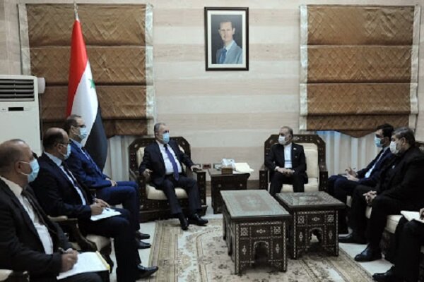 رئيس الوزراء السوري يجري محادثات مع السفير الايراني بدمشق
