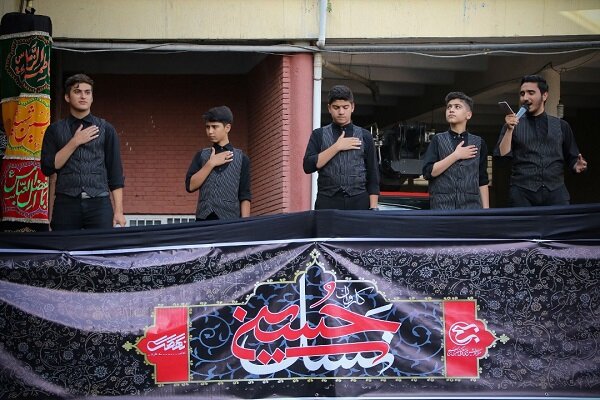 اجرای کاروان «نسل حسینی» در آتش‌نشانی حسن آباد 