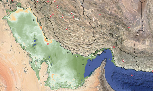 پایش غلظت کلروفیل سطح آب خلیج فارس و دریای عمان با ماهواره