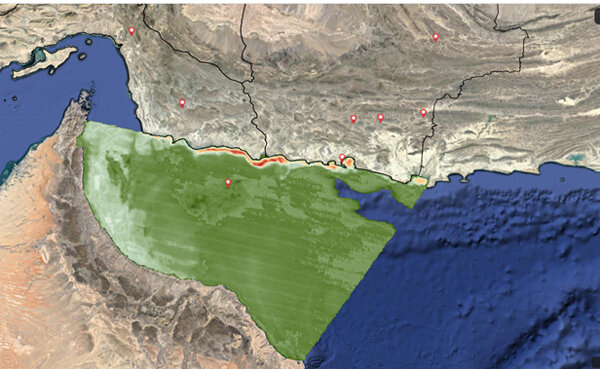 پایش غلظت کلروفیل سطح آب خلیج فارس و دریای عمان با ماهواره