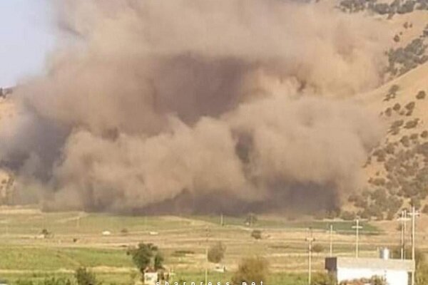 حملات هوایی سنگین ترکیه به مناطقی از سلیمانیه عراق
