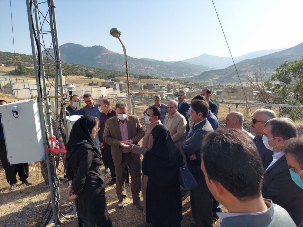 افتتاح اولین ایستگاه پایش گرد و غبار هواشناسی غرب کشور در بانه
