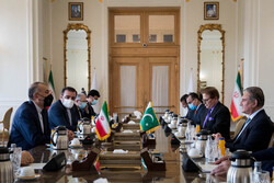 Iranian, Pakistani FMs hold meeting