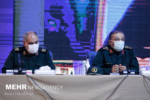 Basij commander's visit to Hamedan