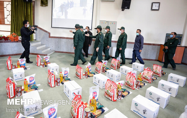 Basij commander's visit to Hamedan