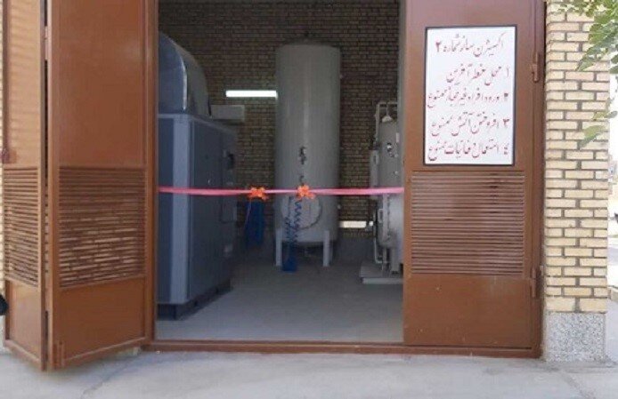 راه‌اندازی اکسیژن‌ساز ۶۰۰ لیتری در بیمارستان امام خمینی (ره) درگز