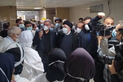 رئیس جمهور از بیمارستان رازی اهواز بازدید کرد