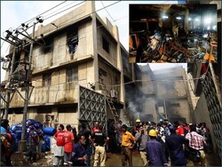 کراچی میں کیمیکل فیکٹری میں آگ لگنے سے 17 مزدور ہلاک