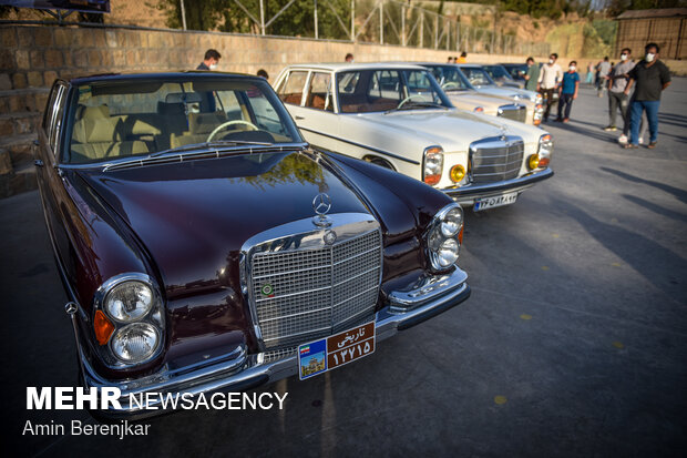 همایش خودرو های کلاسیک و تاریخی در شیراز