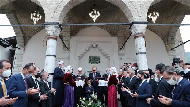مسجد تاریخی «باش چارشی» در بوسنی افتتاح شد
