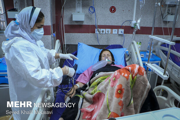 Razi Hospital of Ahvaz amid Covid-19 fifth wave