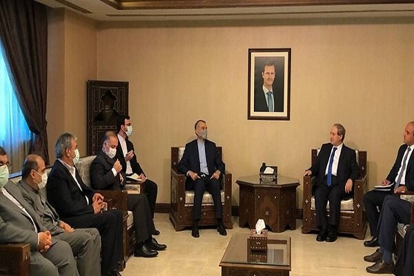 Iran, Syria FMs hold meeting in Damascus on bilateral ties