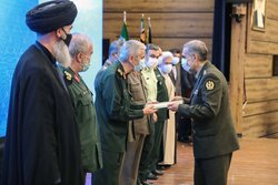 Introducing ceremony of new Iranian Defense Minister