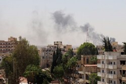 عملیات ارتش سوریه علیه تروریستها در درعا البلد