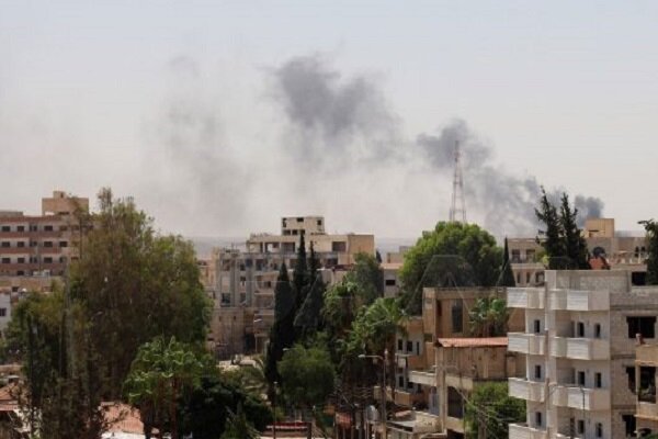 عملیات ارتش سوریه علیه تروریستها در درعا البلد