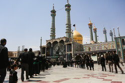 Kum kentinde Hz. İmam Seccad (a.s) için matem töreni