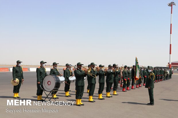 ورود پیکر مرحوم سرلشکر فیروز آبادی به مشهد