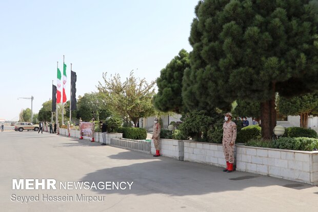 ورود پیکر مرحوم سرلشکر فیروز آبادی به مشهد